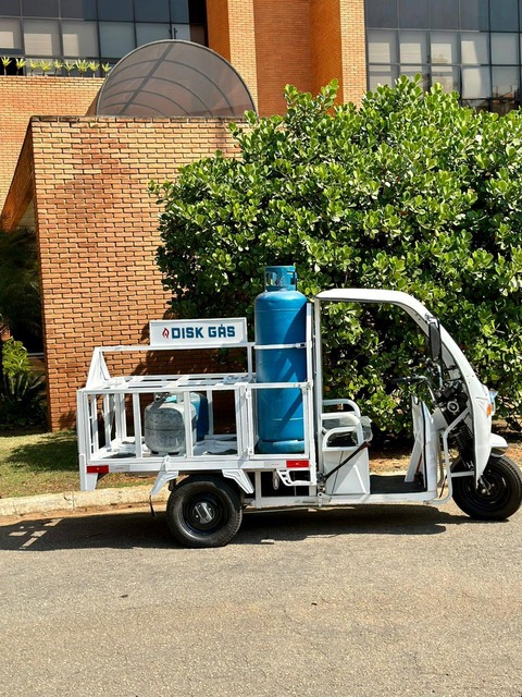 Triciclo para transporte de gás